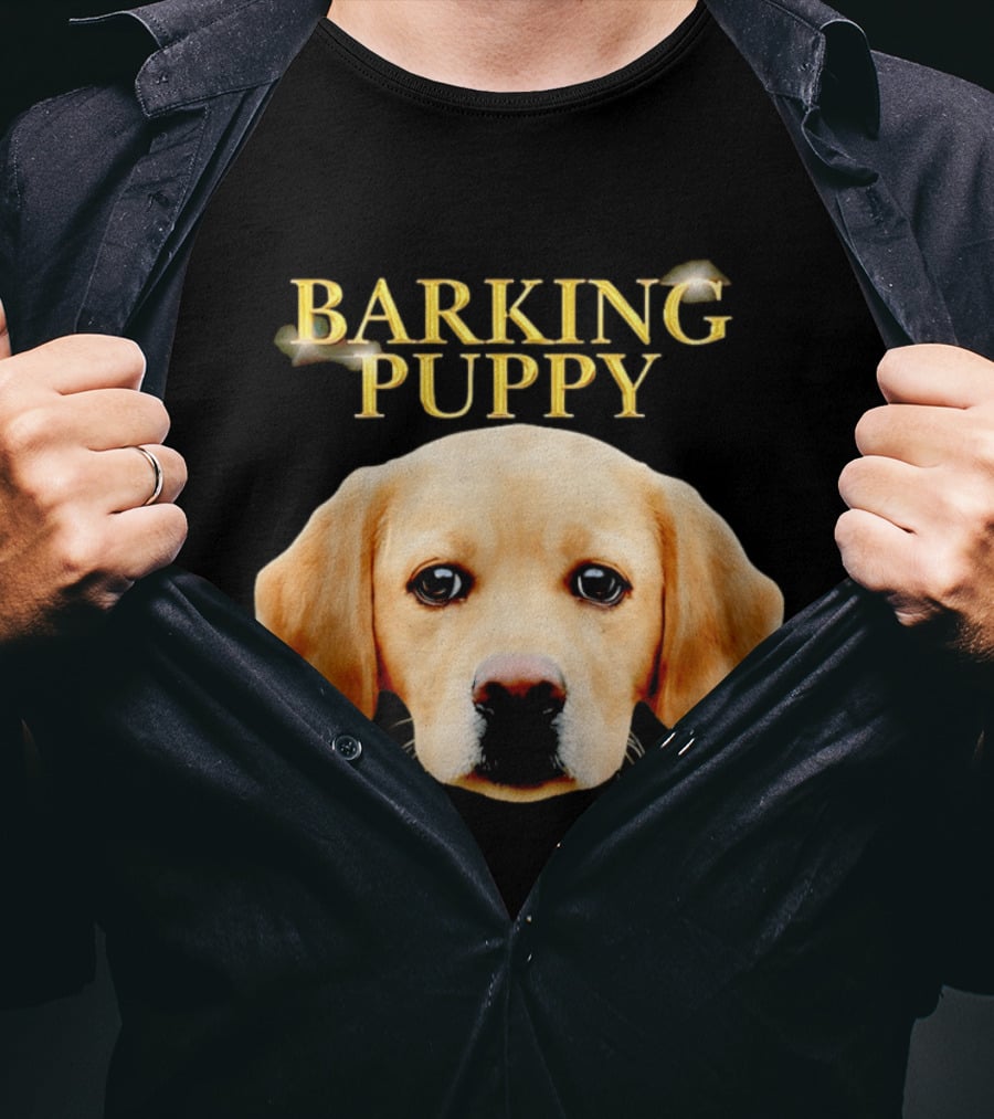 Barking Puppy Marley And Me Dog Labrador Retriever T-Shirt