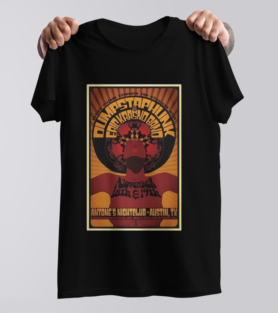 Dumpstaphunk Eric Krasno Band November 18th 19th Antone's Nightclub Austin TX Concert T-Shirt