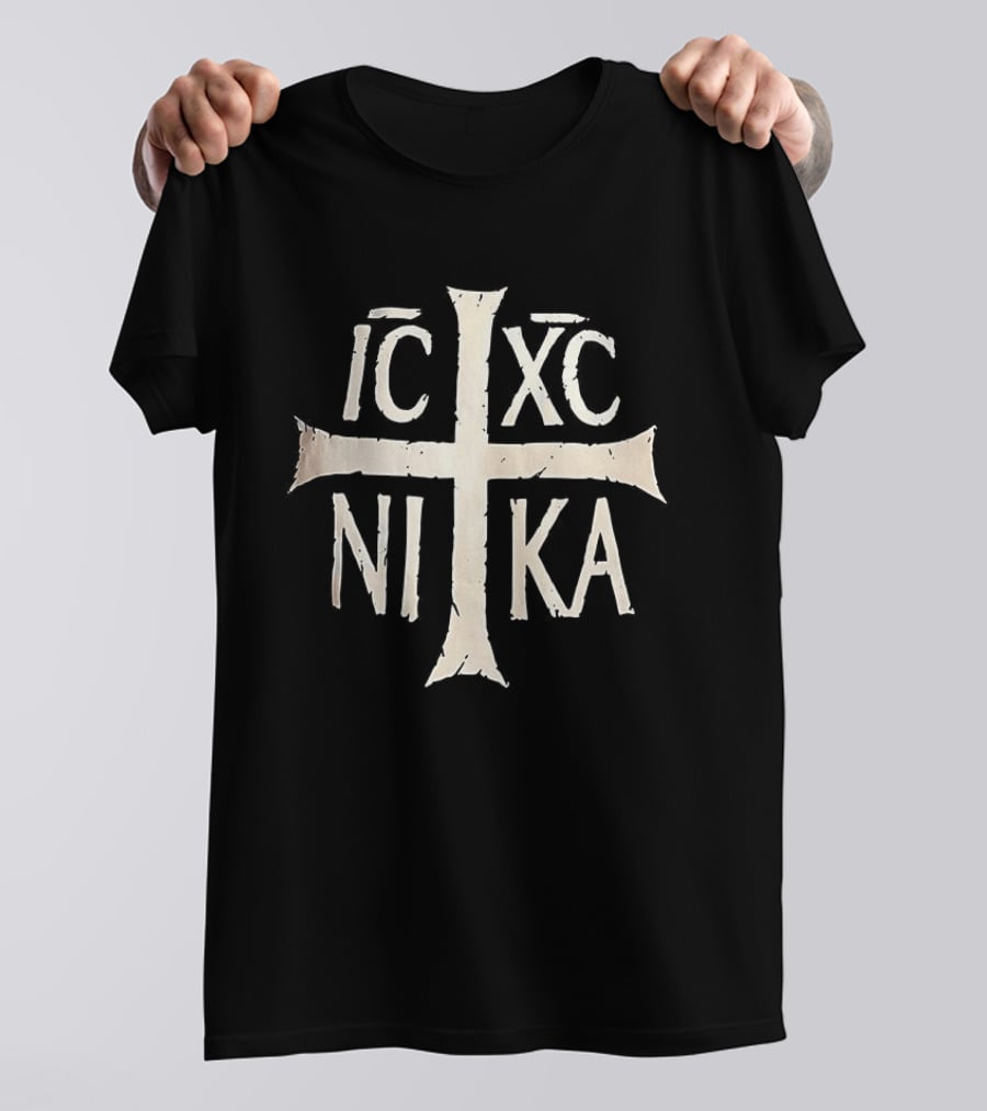 IC XC NI KA Orthodox Christian Symbol Cross T-Shirt