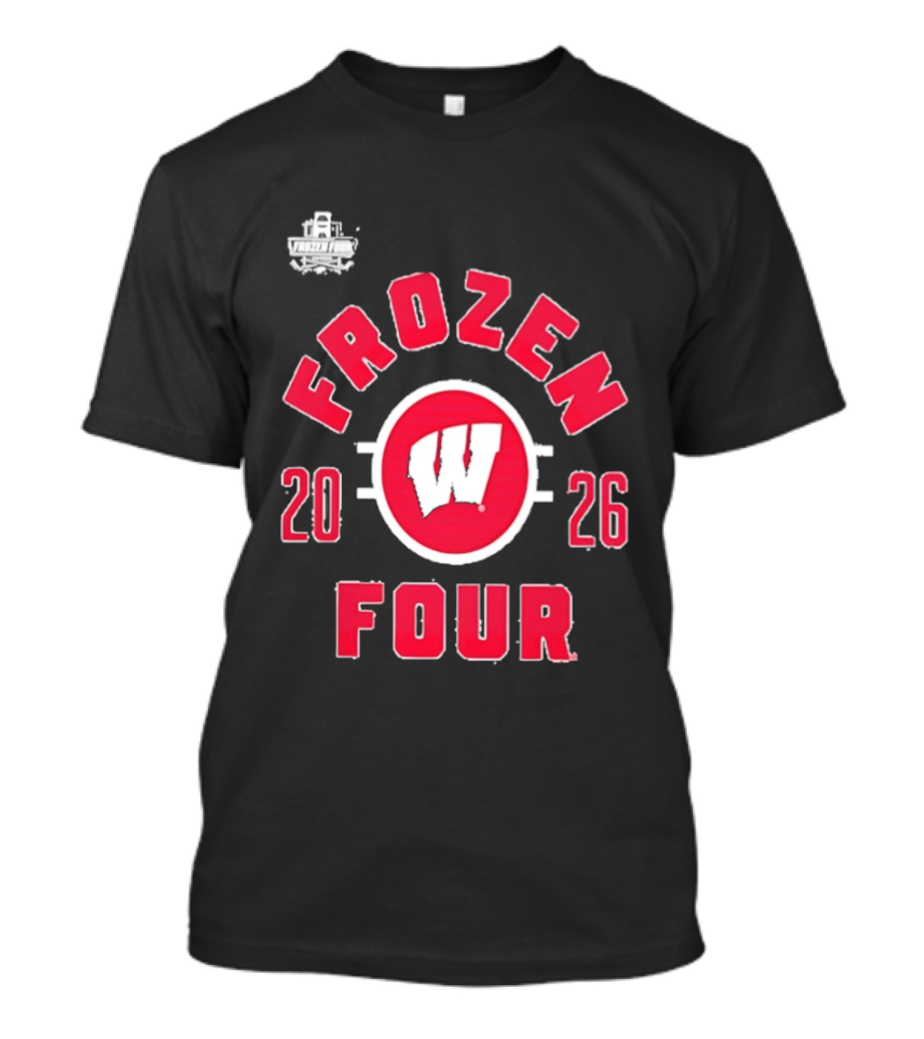 Wisconsin Badgers 2026 Frozen Four NCAA Men's Hockey Championship T-Shirt
