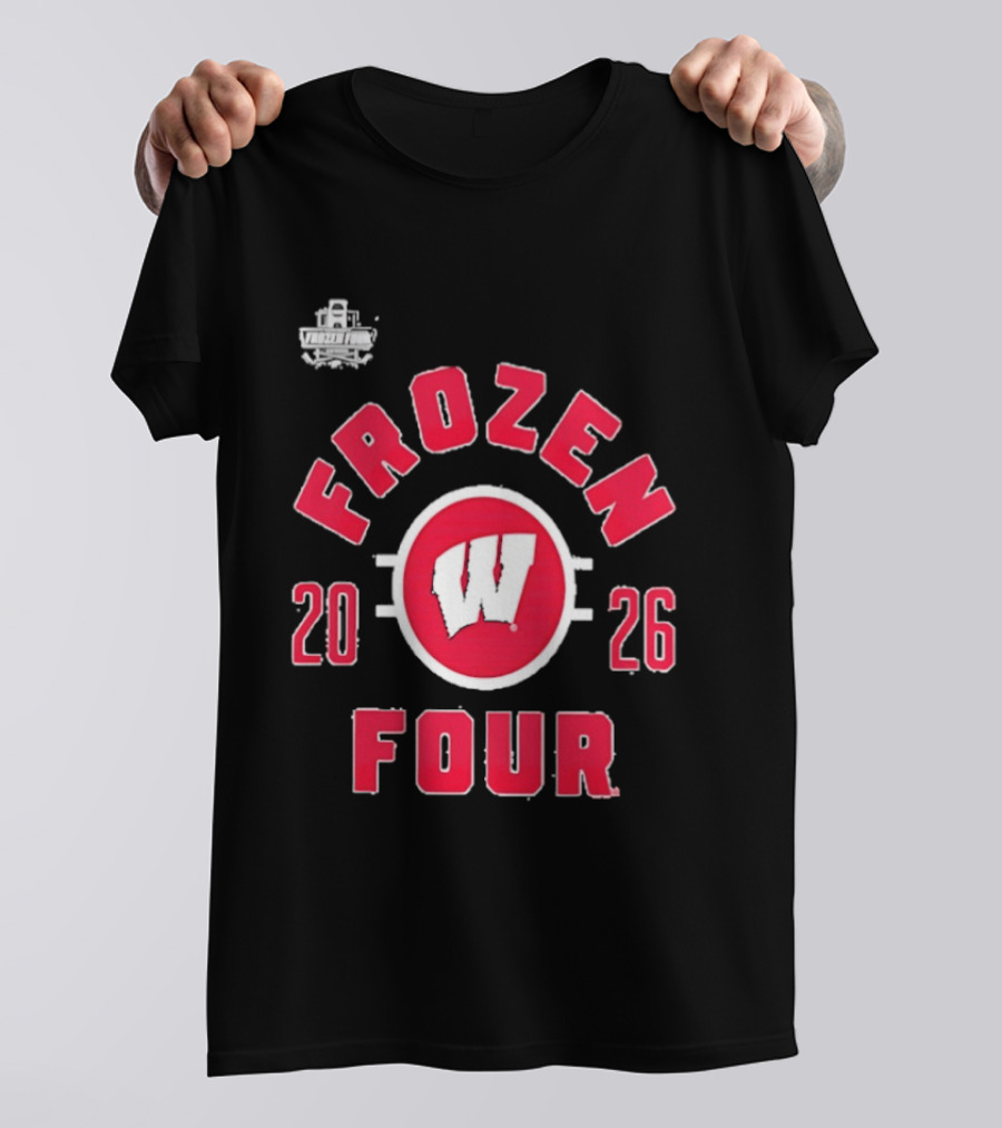 Wisconsin Badgers 2026 Frozen Four NCAA Men's Hockey Championship T-Shirt