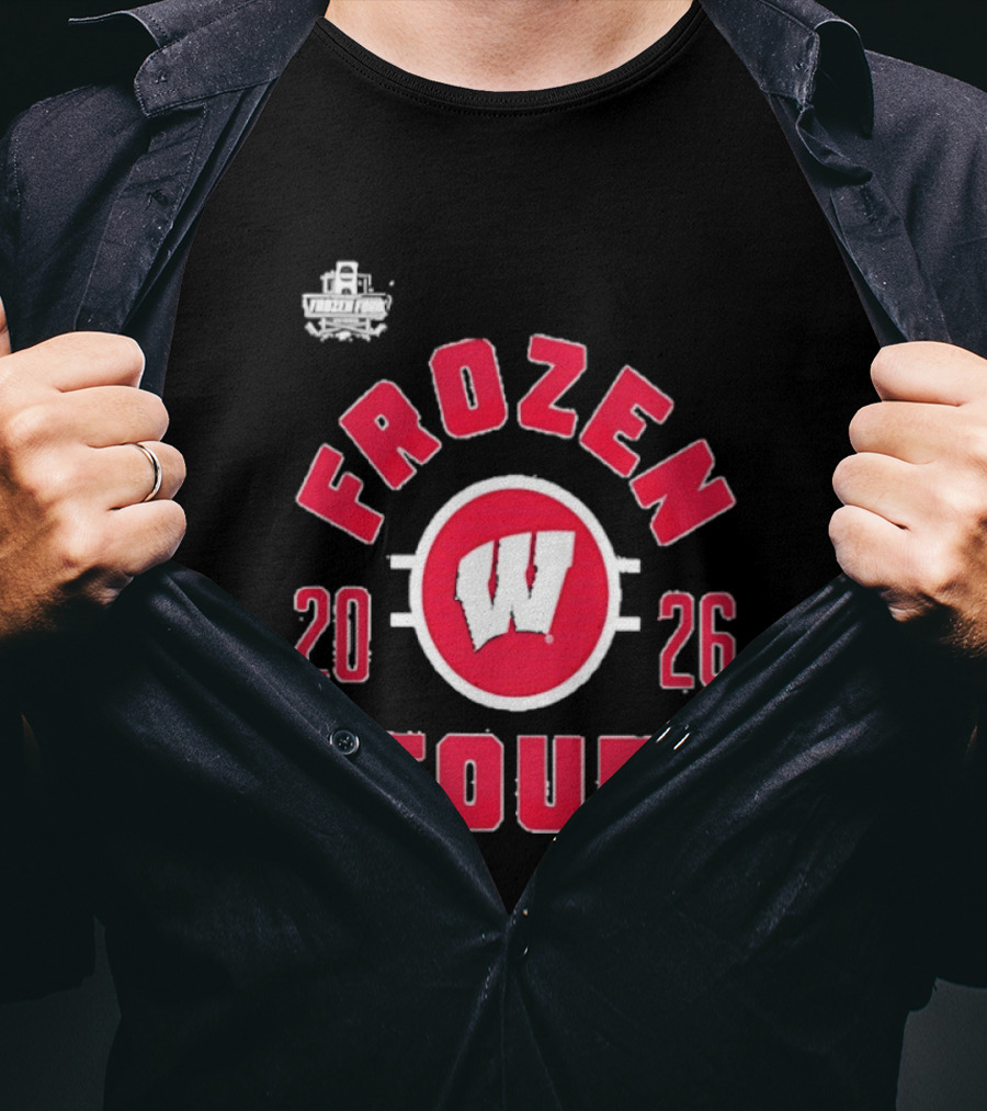 Wisconsin Badgers 2026 Frozen Four NCAA Men's Hockey Championship T-Shirt