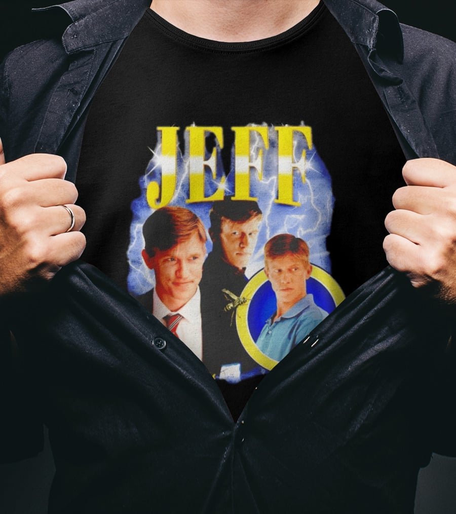 Jeff Yellowjackets Lightning Blue T-Shirt
