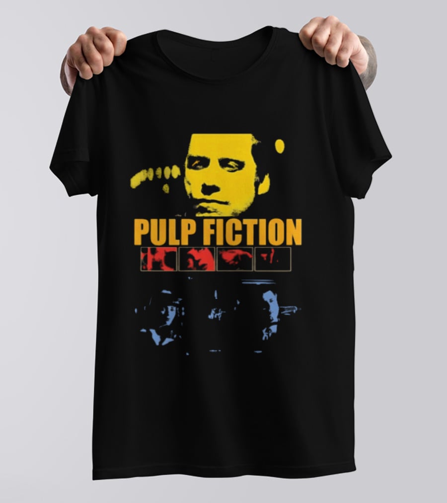 Pulp Fiction John Travolta Iconic Character Retro Movie T-Shirt