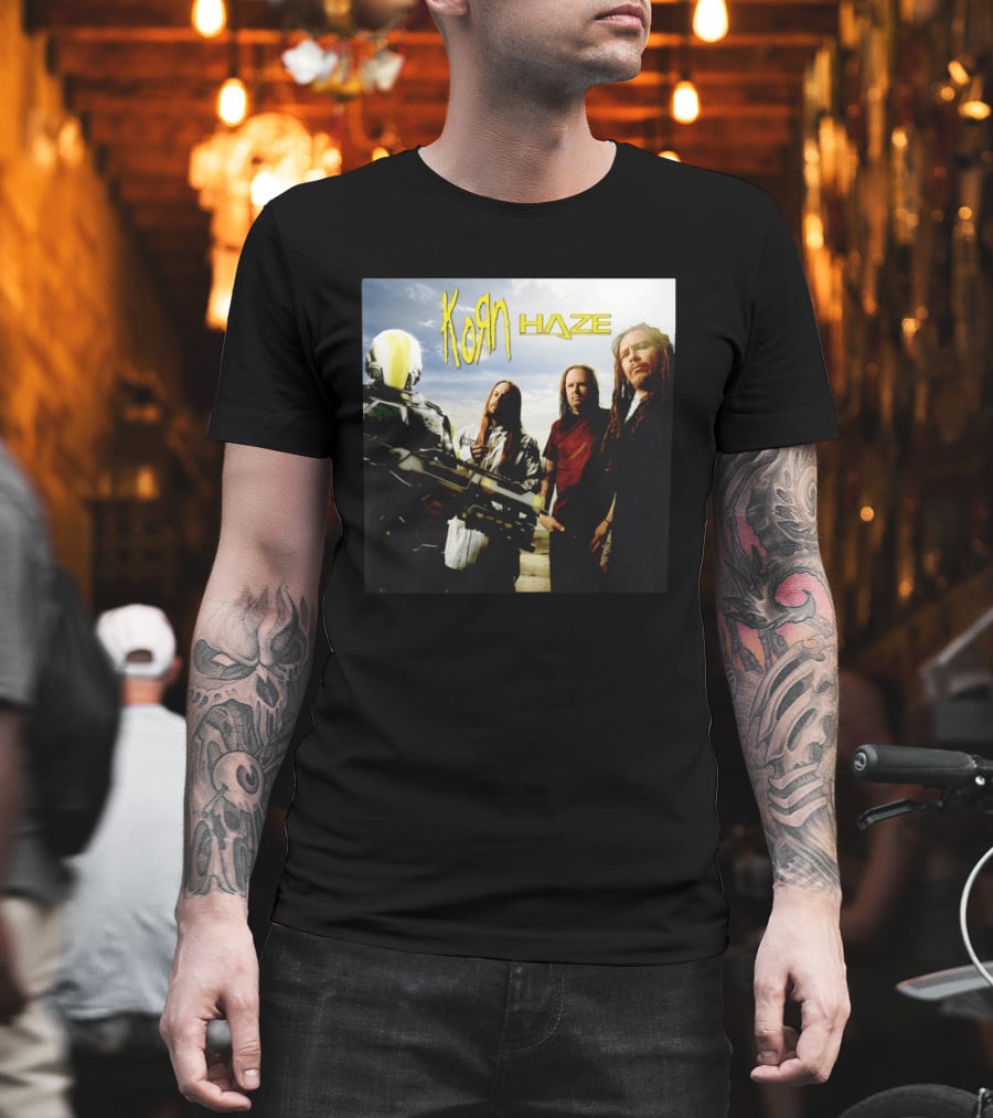 Korn Haze Band Members With Sci Fi Armor T-Shirt