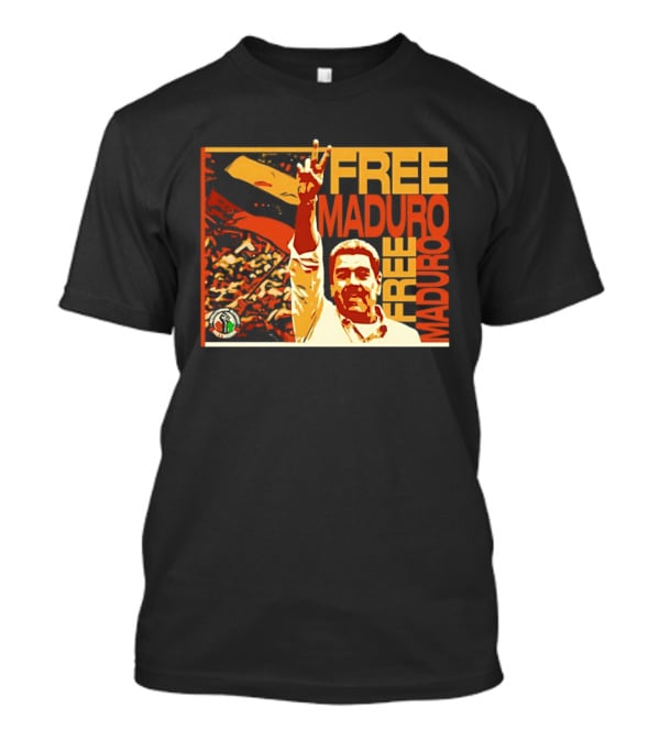 FREE MADURO Nicolas Maduro Peace Sign Protest T-Shirt