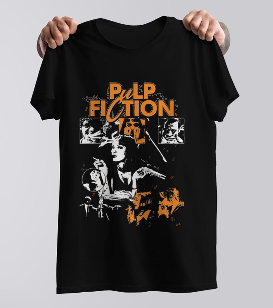 Pulp Fiction Vintage Film Style Featuring Mia Wallace T-Shirt