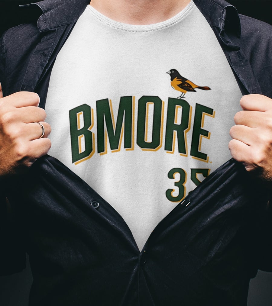 Baltimore Orioles Bmore 35 City Connect Bird T-Shirt