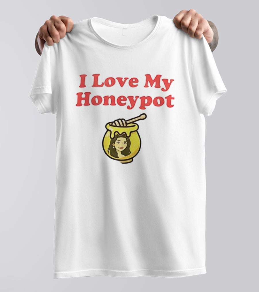 I Love My Honeypot Jar With Woman Inside T-Shirt