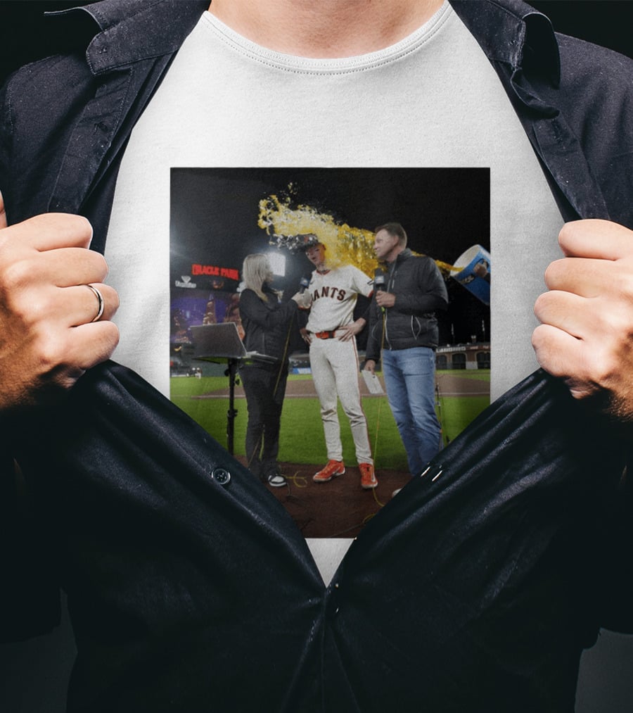 Daniel Susac Interview Oracle Park San Francisco Giants Celebration Moment T-Shirt
