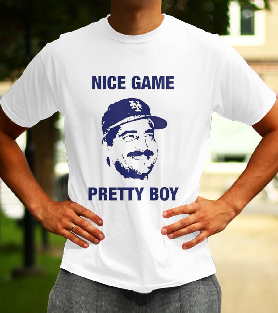 Nice Game Pretty Boy Keith Hernandez New York Mets Villain Line T-Shirt