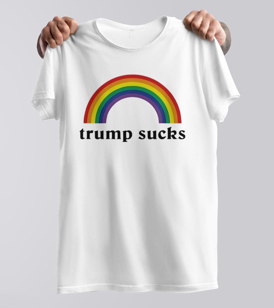 Trump Sucks Rainbow LGBT Pride T-Shirt