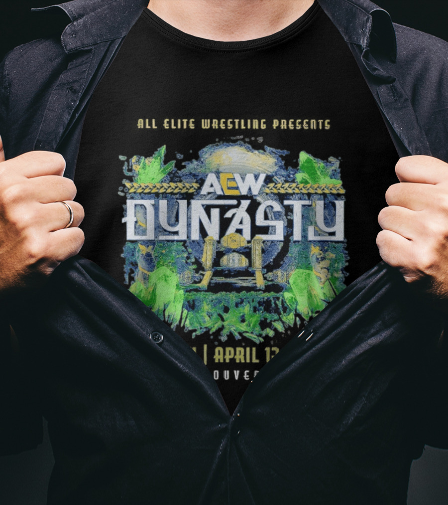All Elite Wrestling AEW Dynasty 2026 Event April 12 Wembley London T-Shirt
