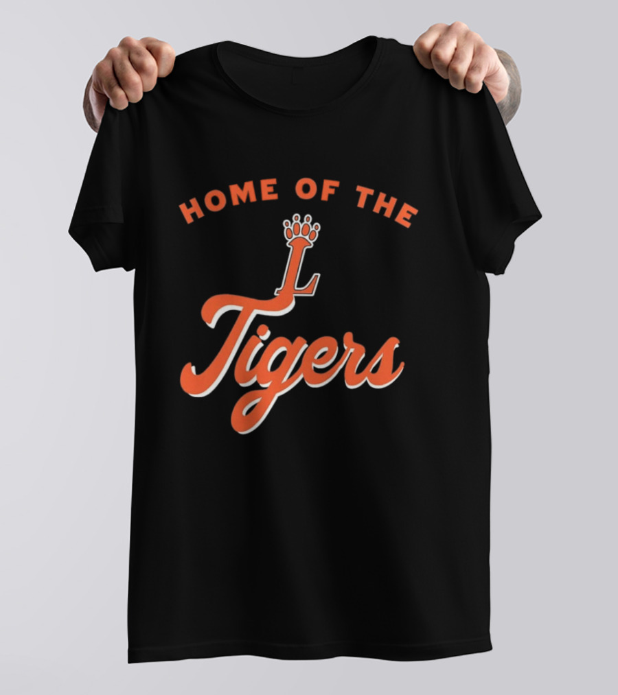 Loveland High School Home Of The Tigers Orange Crowned T-Shirt