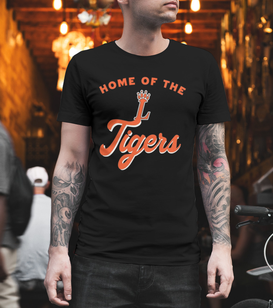 Loveland High School Home Of The Tigers Orange Crowned T-Shirt