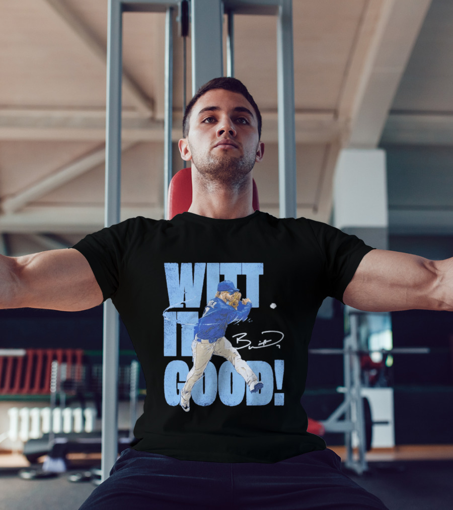 Bobby Witt Jr Kansas City Royals Witt It Good Celebrating Baseball Excellence T-Shirt