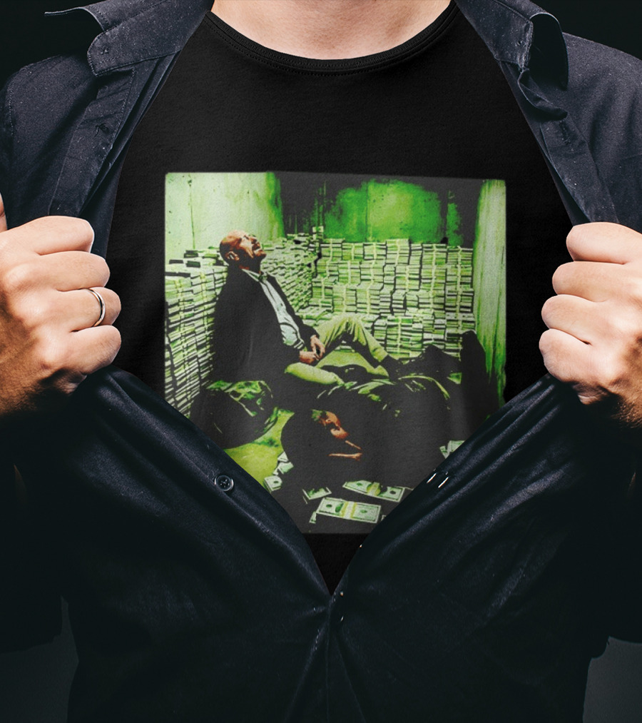 Breaking Bad Walter White Money Stacks Scene Heisenberg Transformation T-Shirt