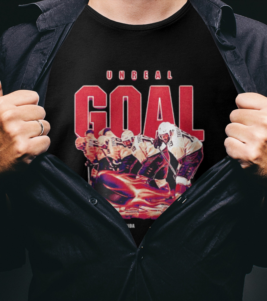 Unreal Goal Matthew Tkachuk Florida Panthers T-Shirt