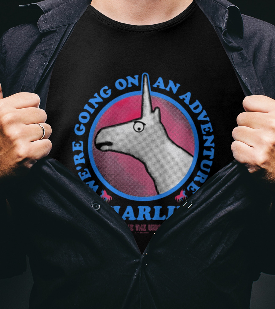 We're Going On An Adventure Charlie Charlie The Unicorn T-Shirt