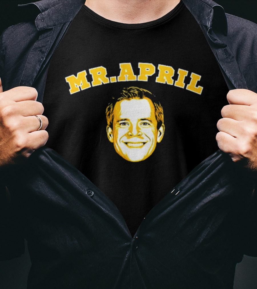 Michigan Wolverines Mr. April Big Head T-Shirt