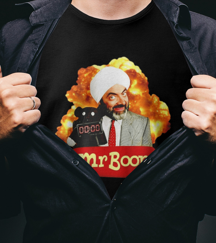 Mr Boom Meme Explosion Countdown Teddy T-Shirt