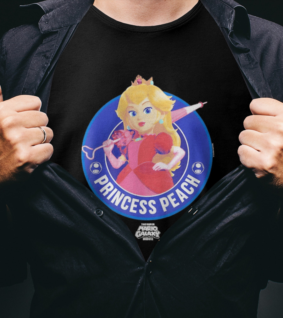 Princess Peach Super Mario Galaxy Movie Adventure T-Shirt