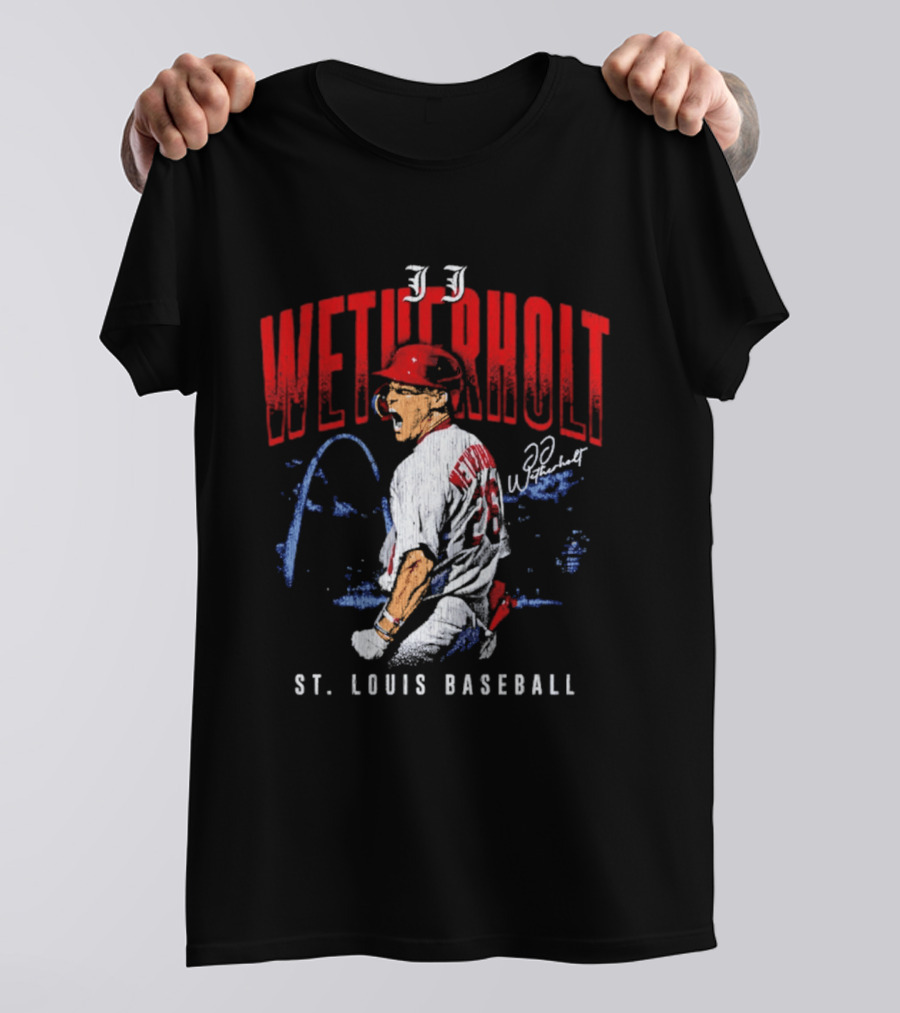 JJ Wetherholt St Louis Baseball Arch 32 T-Shirt