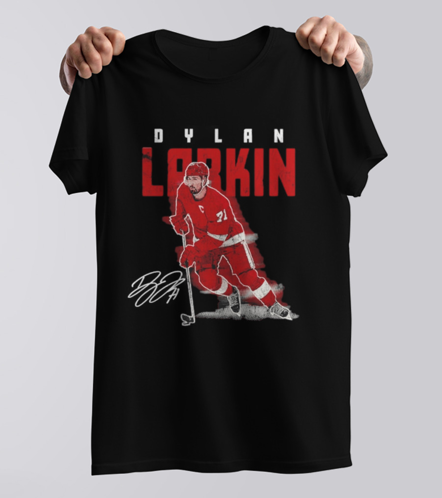 Dylan Larkin Detroit Red Wings Captain 71 T-Shirt
