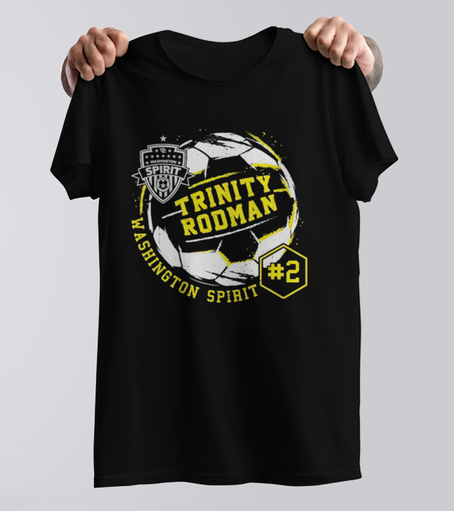 Trinity Rodman Washington Spirit Soccer Ball #2 T-Shirt