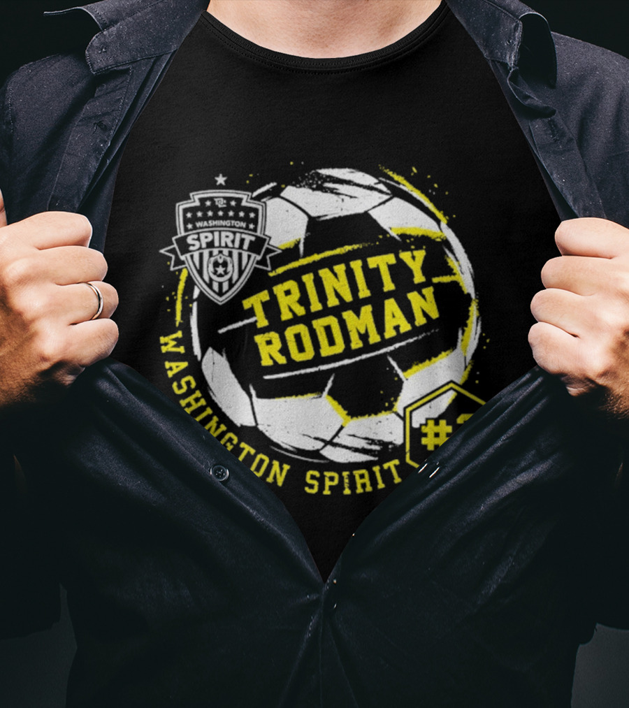 Trinity Rodman Washington Spirit Soccer Ball #2 T-Shirt