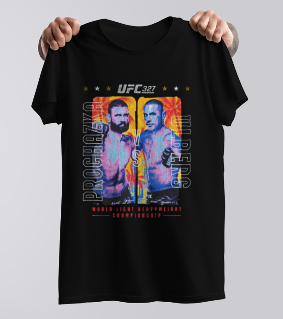 UFC 327 Prochazka Vs Ulberg Heavyweight Championship Showdown 2026 T-Shirt