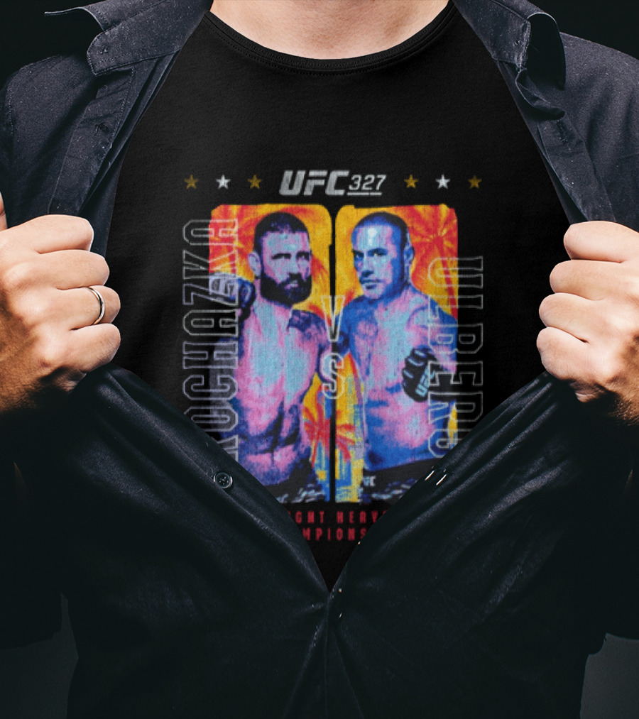UFC 327 Prochazka Vs Ulberg Heavyweight Championship Showdown 2026 T-Shirt