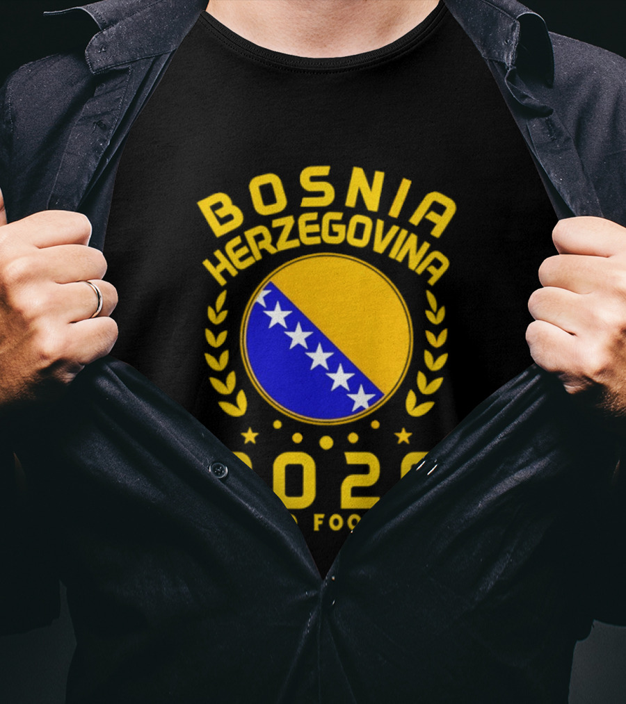 Bosnia Herzegovina World Football 2026 Supporter T-Shirt