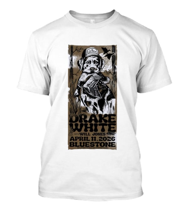 Drake White April 11 2026 Bluestone Columbus OH With Will Jones The Other Church Of Country Music T-Shirt
