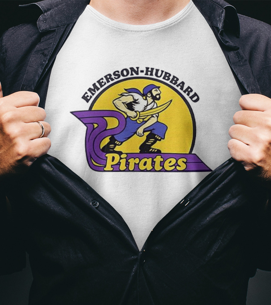 Emerson Hubbard Pirates 1983 Swordsman Yellow T-Shirt