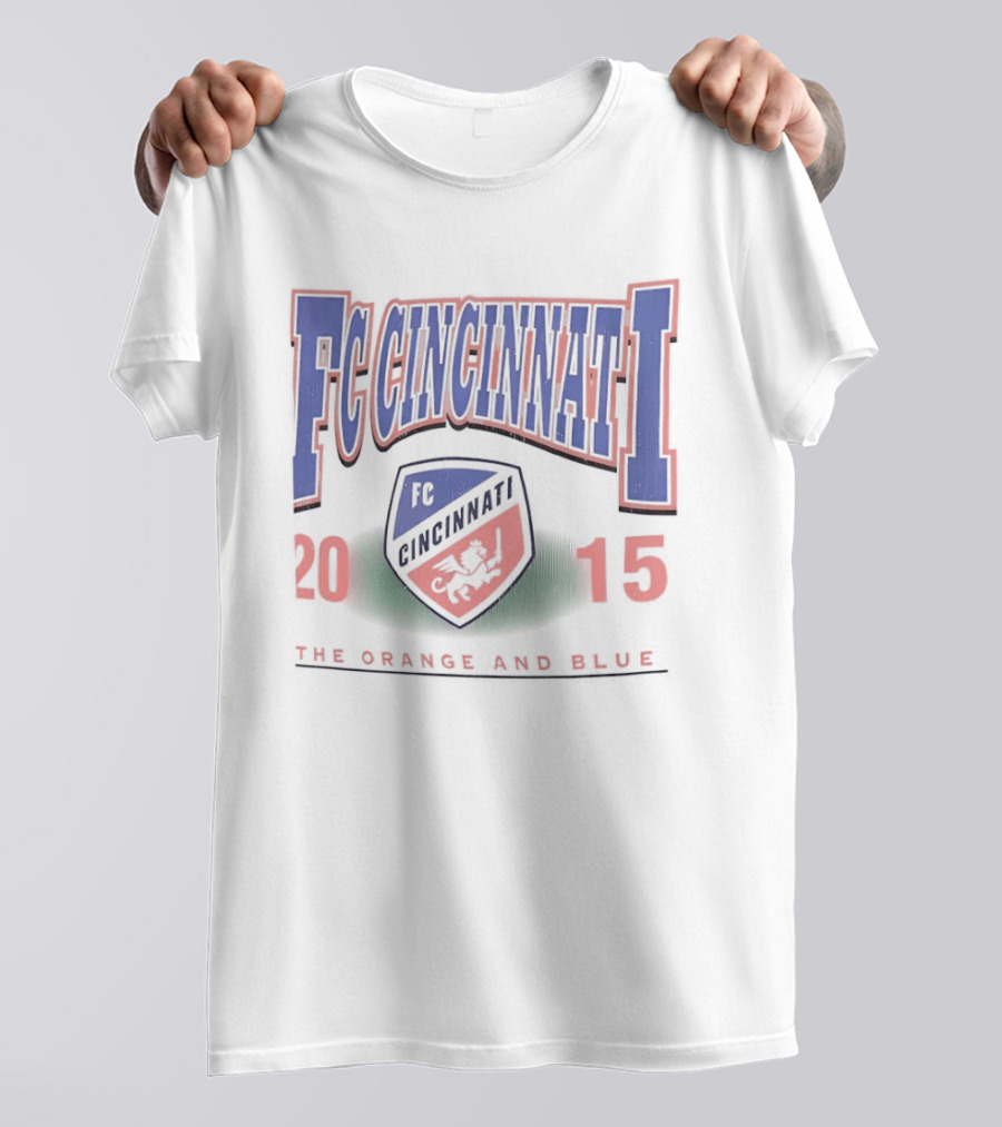 FC Cincinnati 2015 The Orange And Blue T-Shirt