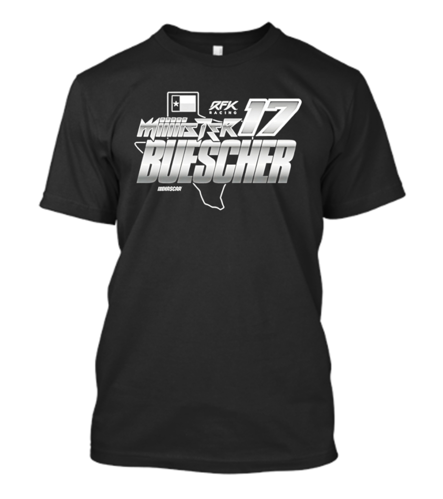 Buescher NASCAR RFK Racing Number 17 Motorsport T-Shirt