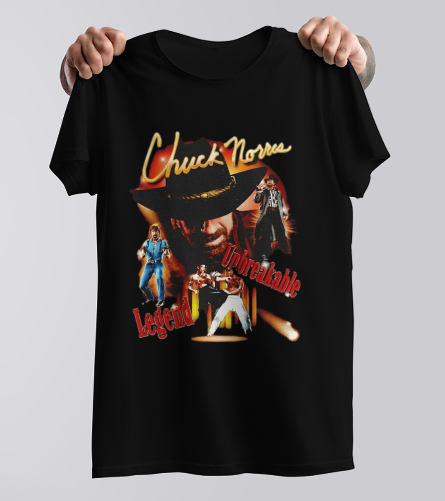 Chuck Norris Legend Unbreakable Martial Arts Action T-Shirt