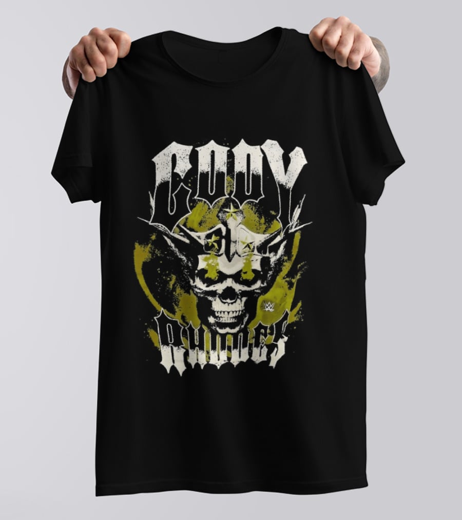 Cody Rhodes Lava Skull WWE Wrestling Star T-Shirt