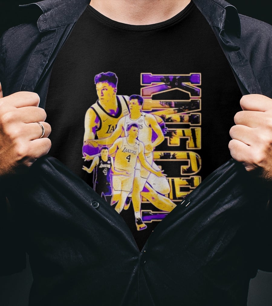 Dalton Knecht Los Angeles Lakers Basketball Lakers 4 T-Shirt