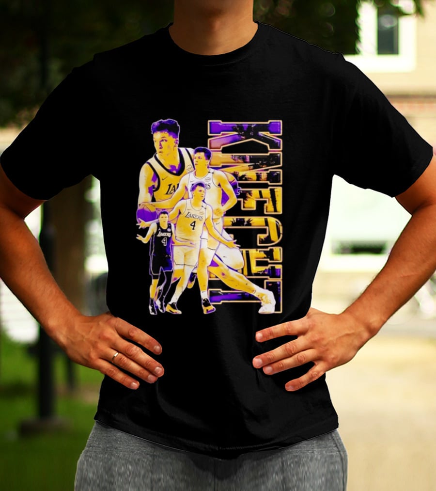 Dalton Knecht Los Angeles Lakers Basketball Lakers 4 T-Shirt