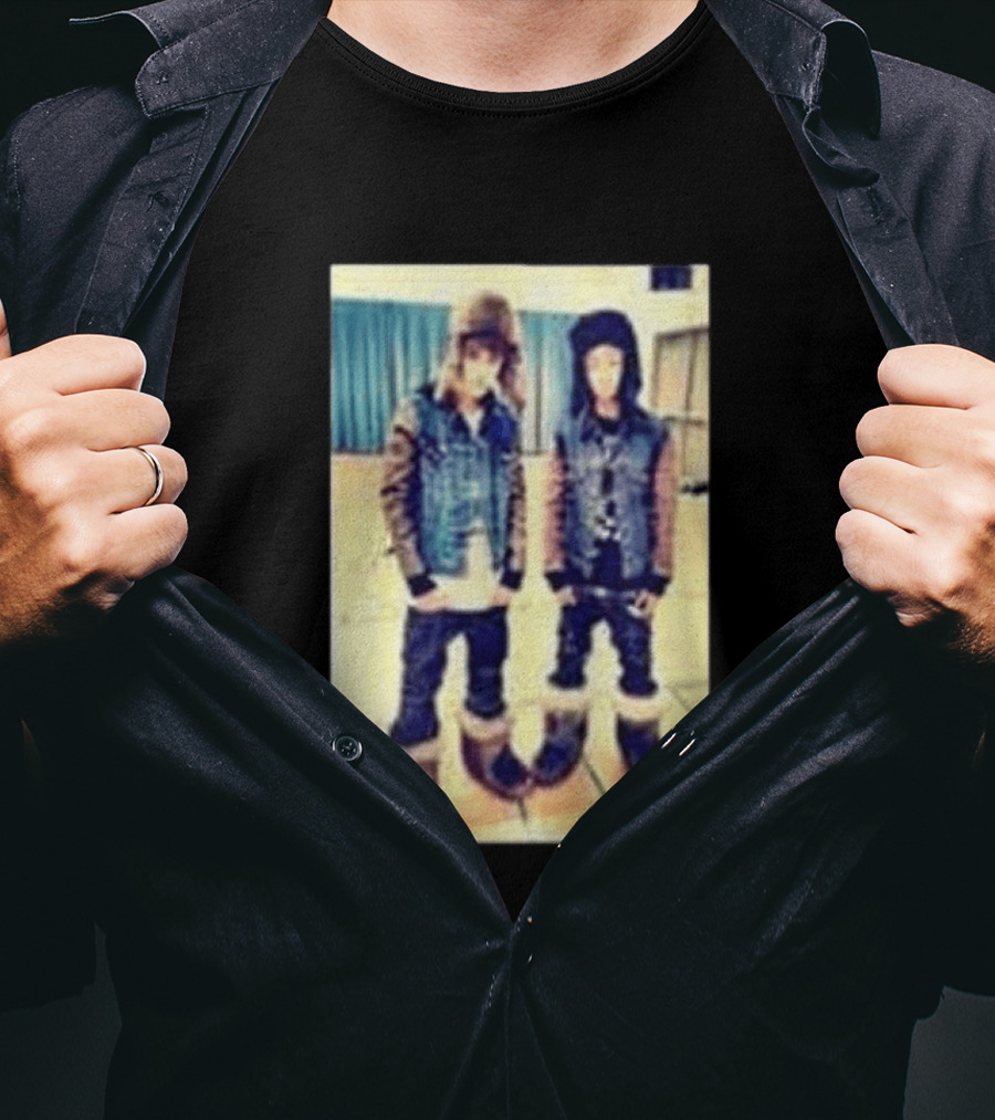 Justin Bieber Jaden Smith Never Say Never Denim And Fur Outfits T-Shirt