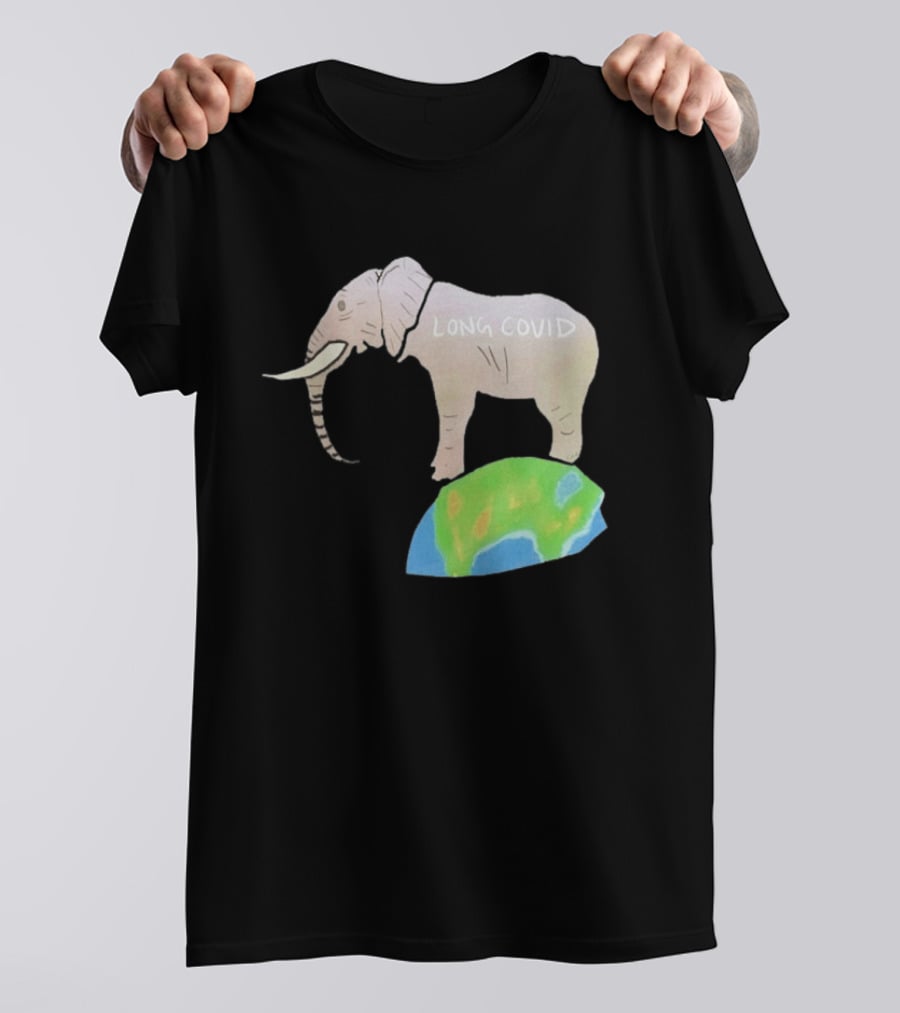 Elephant Long Covid Earth T-Shirt