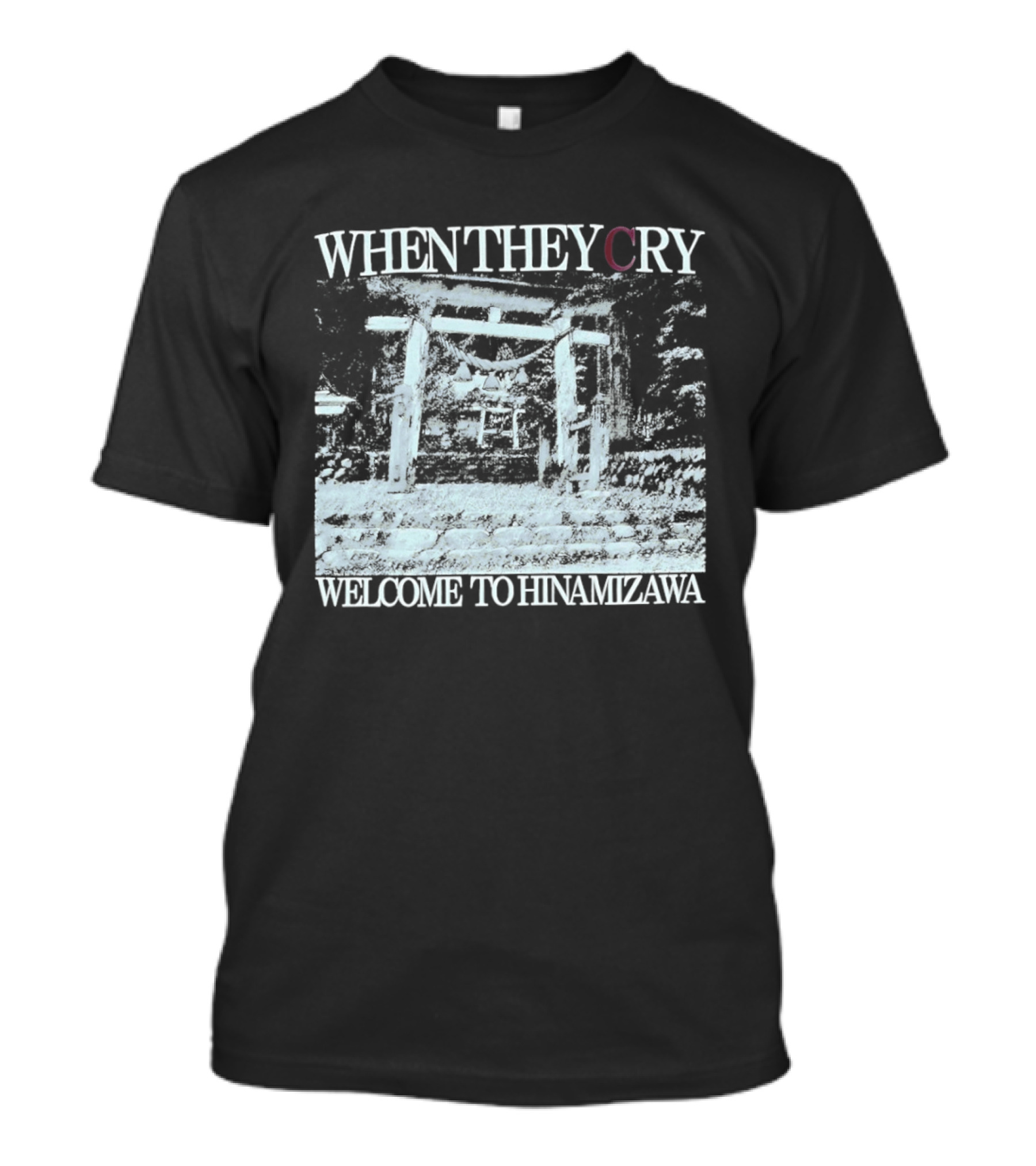 When They Cry Welcome To Hinamizawa Torii Gate Symbolism T-Shirt