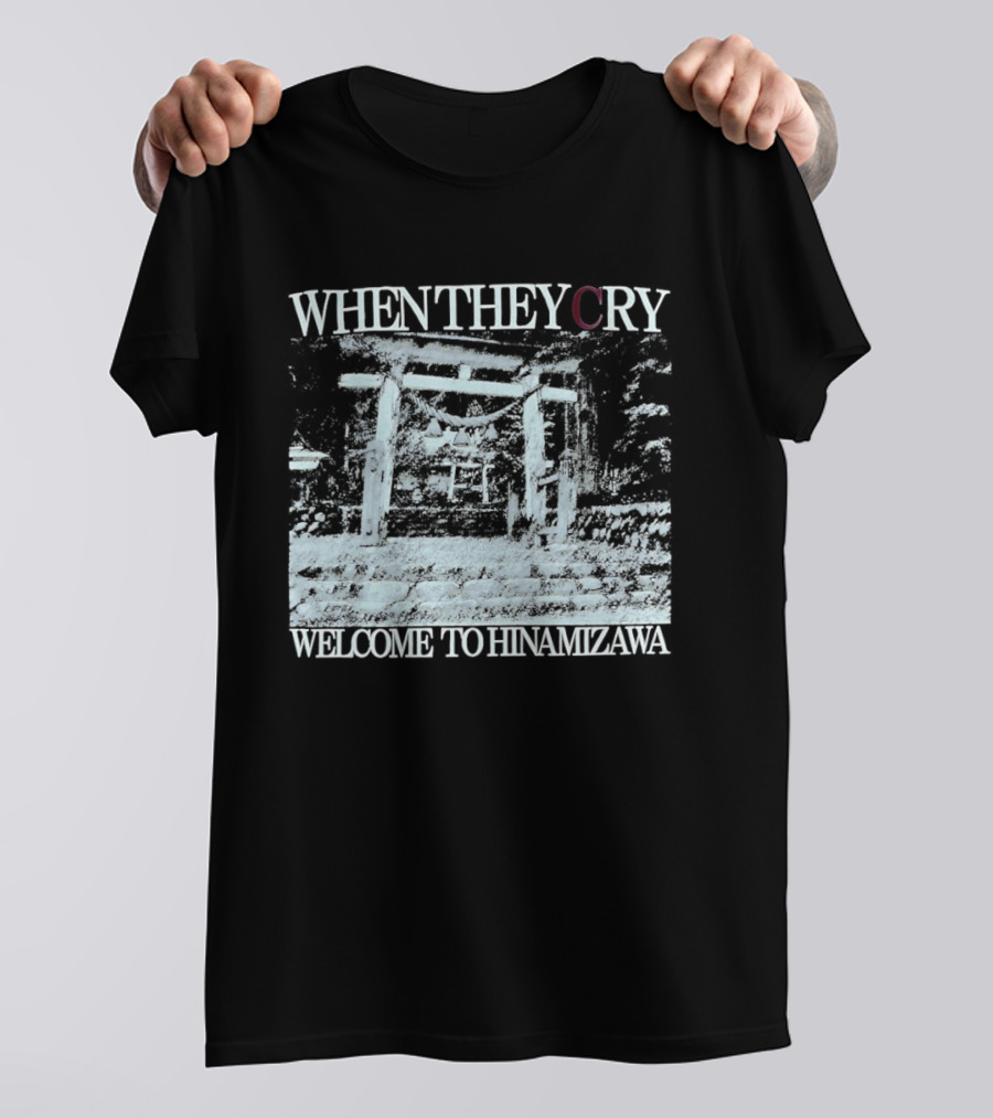 When They Cry Welcome To Hinamizawa Torii Gate Symbolism T-Shirt