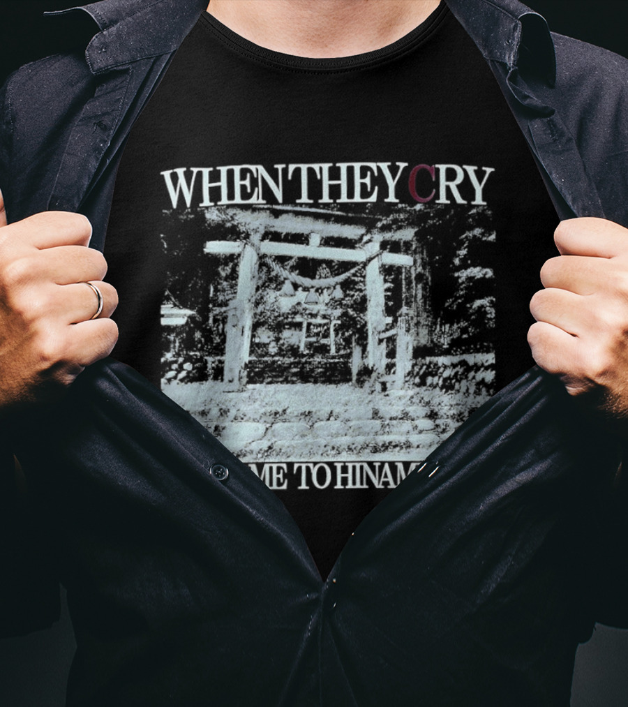 When They Cry Welcome To Hinamizawa Torii Gate Symbolism T-Shirt