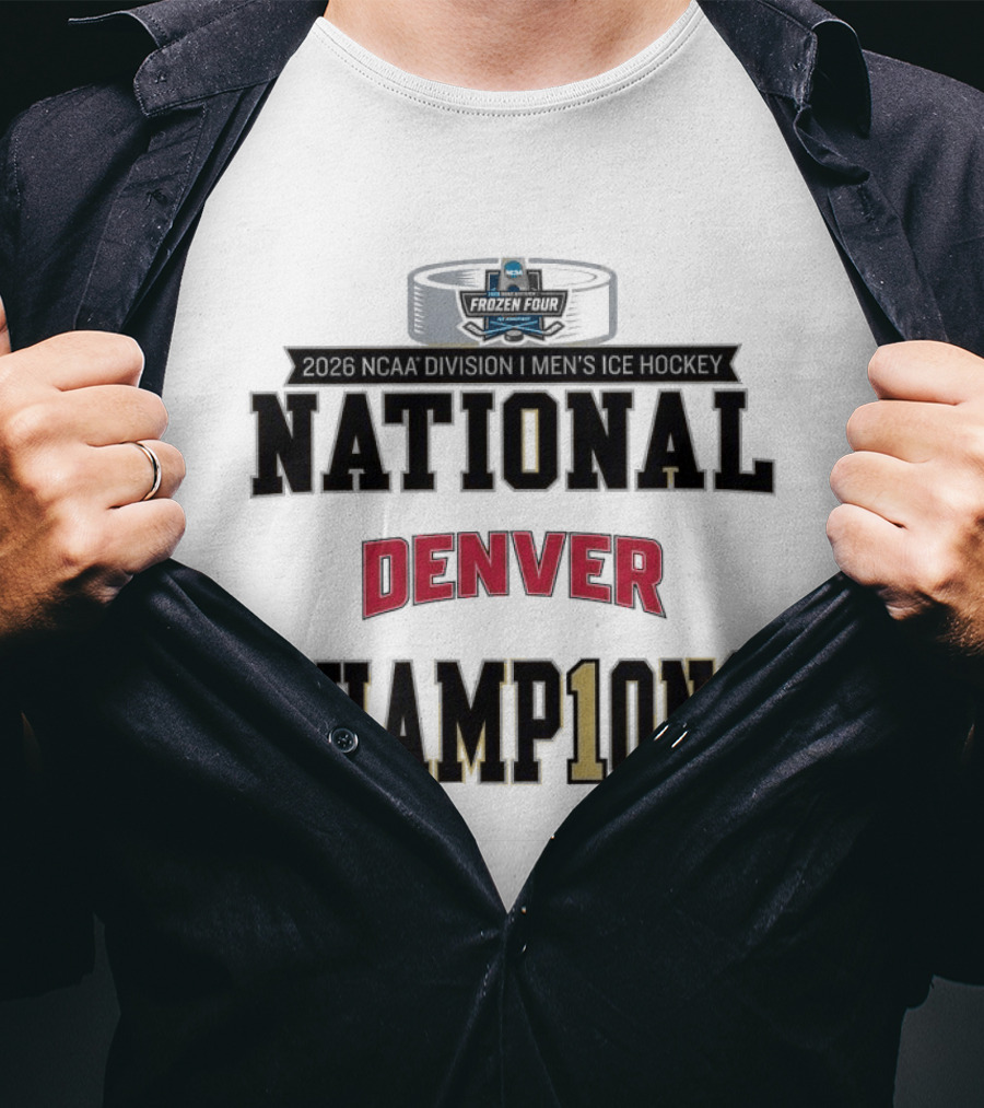 Denver Pioneers College Ice Hockey 11x National Champions T-Shirt