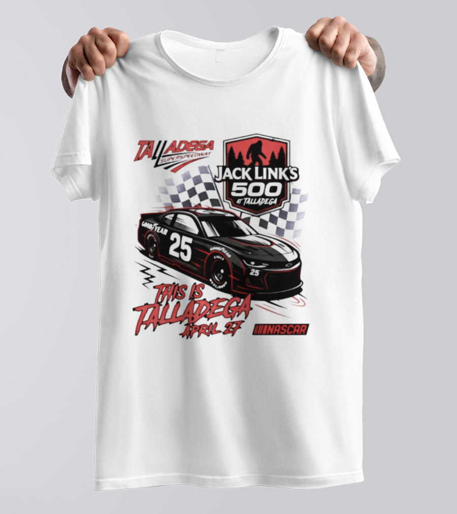 Jack Link's 500 Ghost Car Talladega April 27 NASCAR Racing T-Shirt