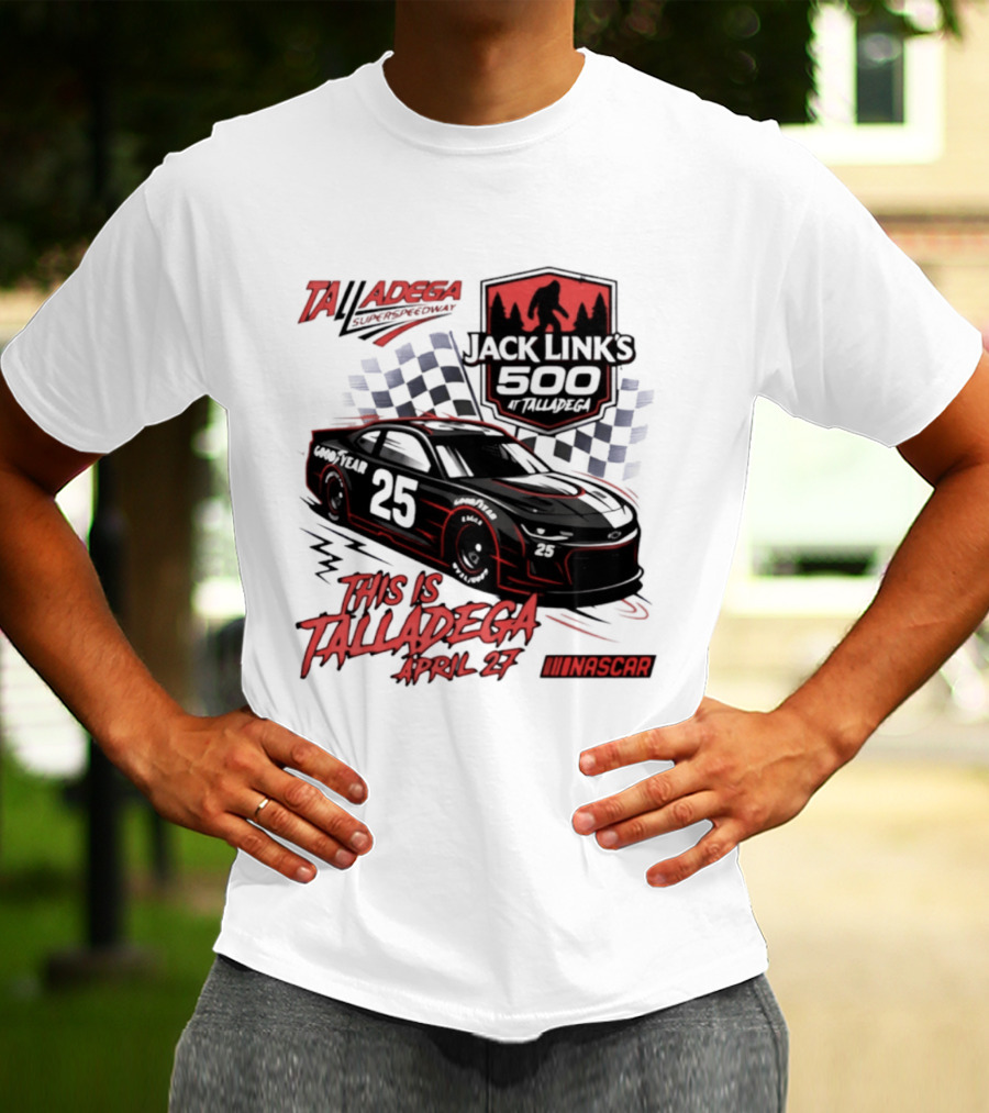 Jack Link's 500 Ghost Car Talladega April 27 NASCAR Racing T-Shirt