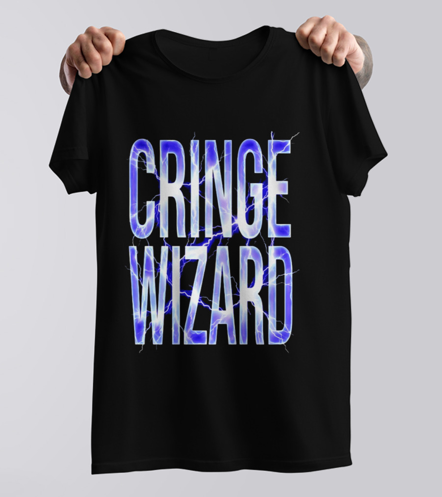 Cringe Wizard Electrified Lightning T-Shirt